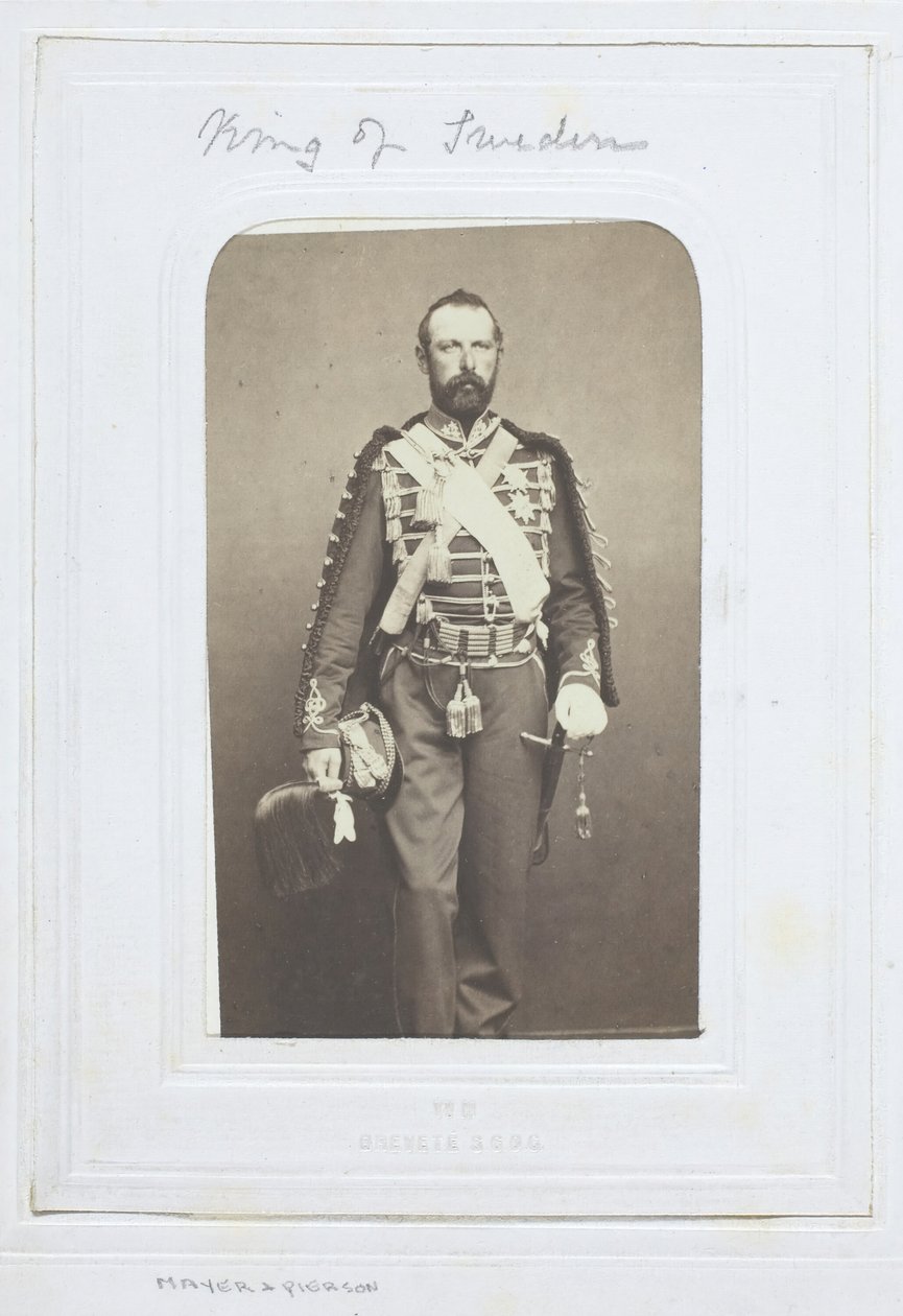 Ruotsin kuningas 1860-69. tekijältä Mayer and Pierson