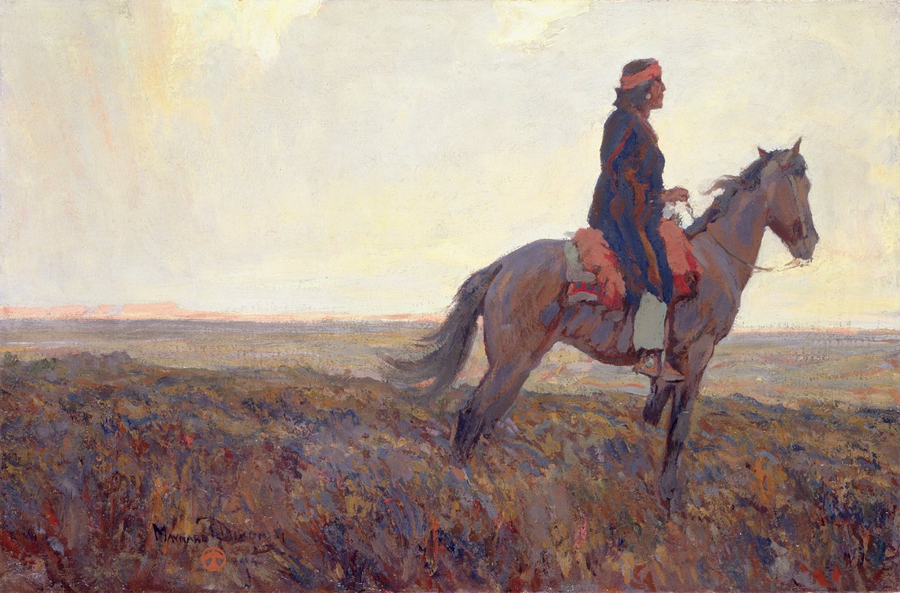 Navajo (öljy kankaalle) tekijältä Maynard Dixon