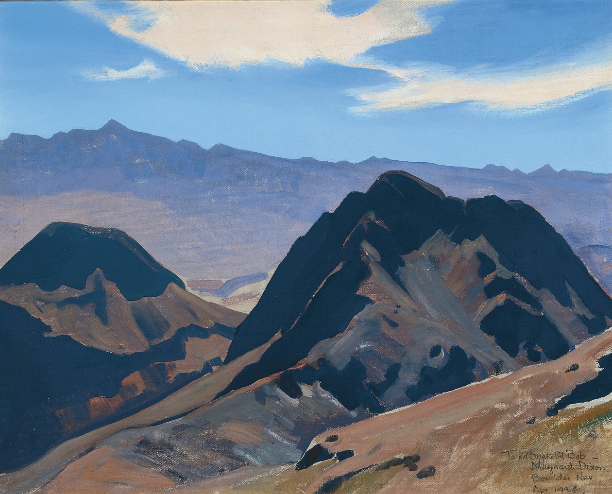 Vulkaaniset kukkulat tekijältä Maynard Dixon