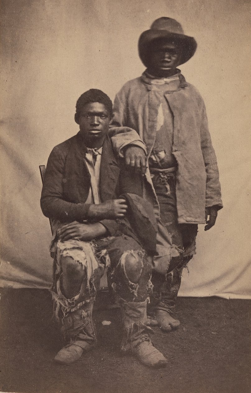 Partiolaiset ja oppaamme vuonna 1863 Baton Rougessa, Louisianassa, 1863. tekijältä McPherson and Oliver.