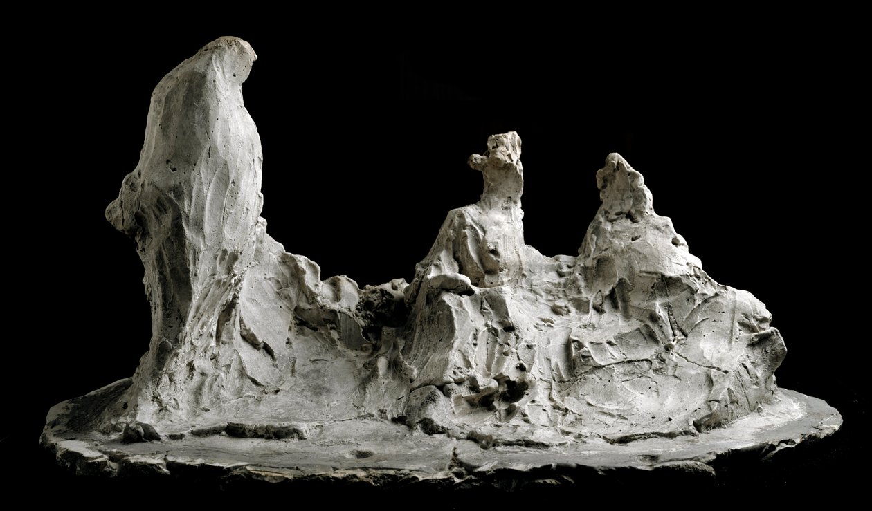 Medardo Rosson (1858-1928) Barzio, Museo Medardo Rosso -keskustelu puutarhaveistoksessa tekijältä Medardo Rosso