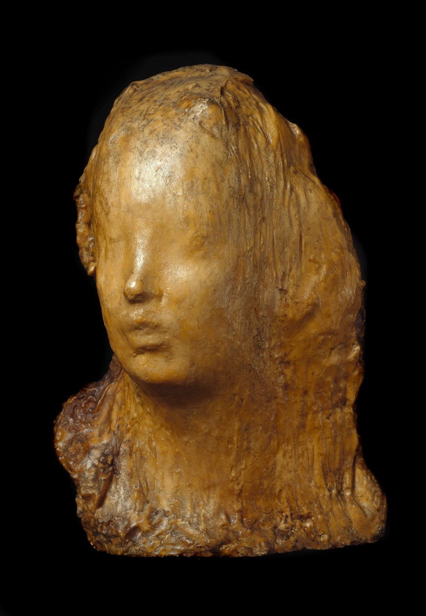 Ecce Puer (Tässä on lapsi). Medardo Rosson (1858-1928) vahaveistos 1906 Piacenza, Ricci-Oddi Kunnallinen modernin taiteen galleria tekijältä Medardo Rosso