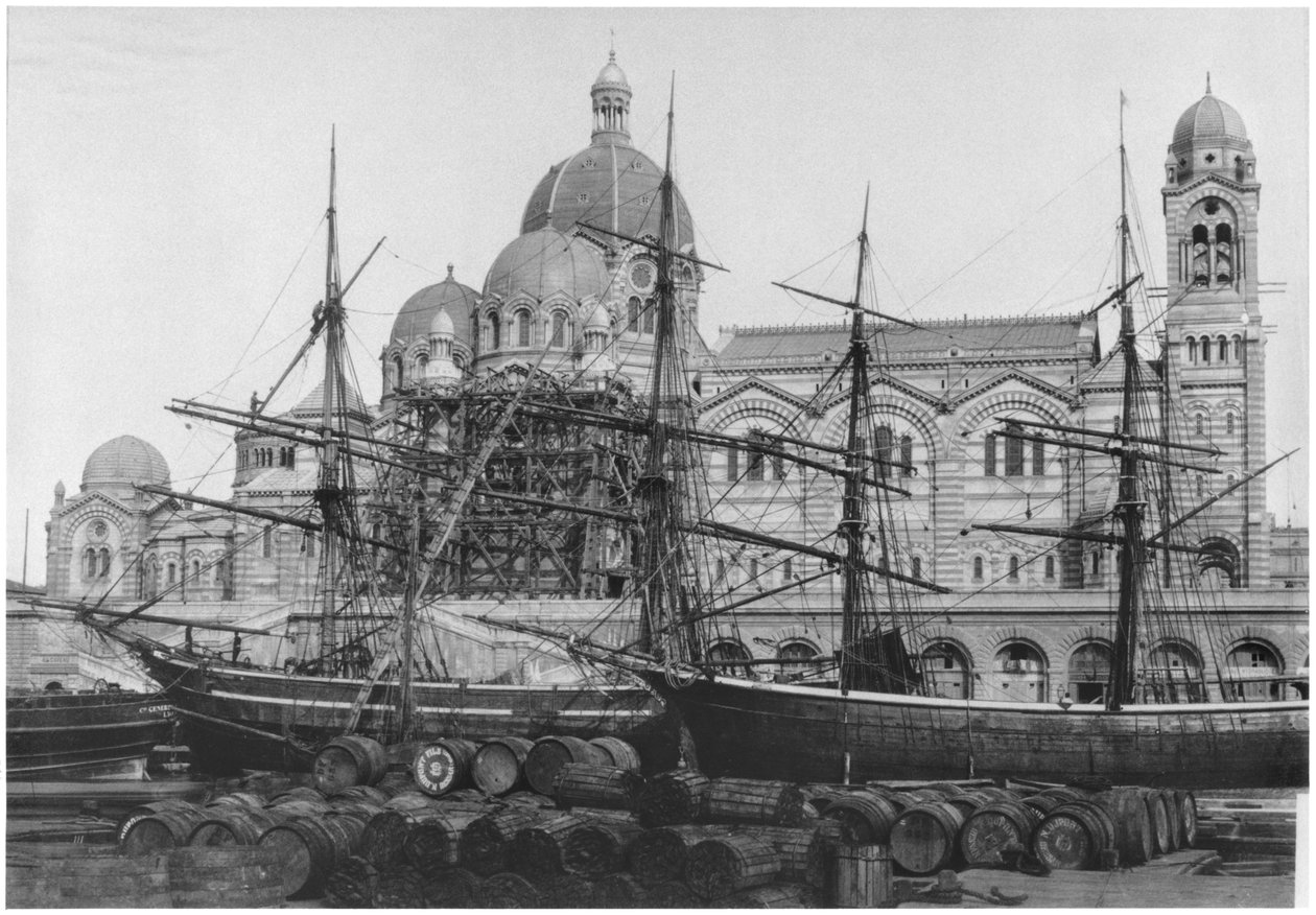 Sainte-Marie-Majeure-katedraali, joka tunnetaan nimellä "Nouvelle Major", Marseillessa, ennen vuotta 1893 tekijältä Mederic Mieusement