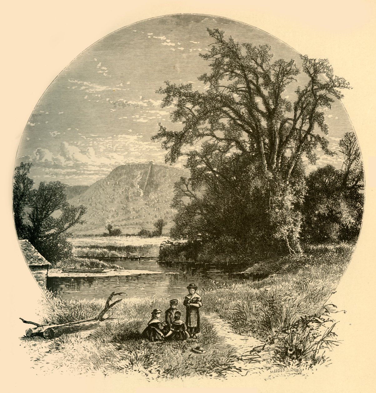 Northampton Meadows, 1874. tekijältä Meeder and Chubb