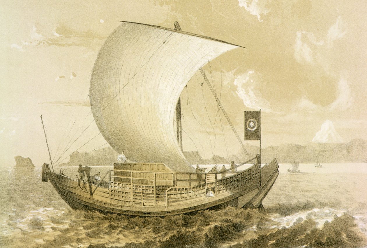Japanilainen roskaposti, pubi. Sarony und Co., n. 1856 tekijältä Meffert