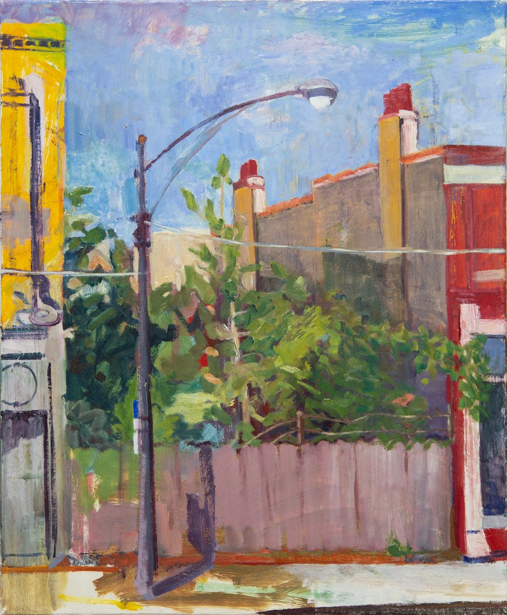 Eden on Grand Avenue, 2007 (öljy kankaalle) tekijältä Megan Williamson