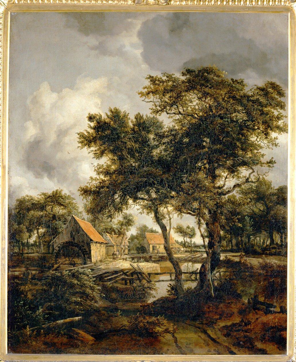 Le Moulin a eau - vesimylly ... tekijältä Meindert Hobbema