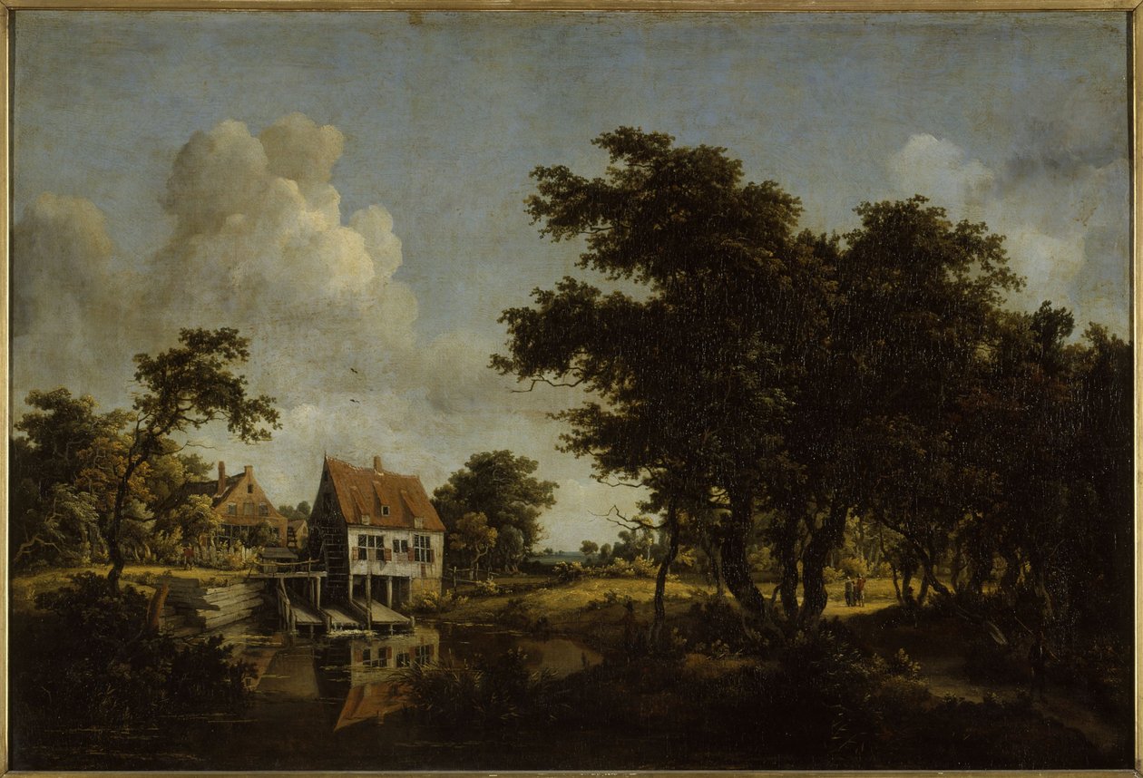 Myllyt vuosina 1664-1668 (öljy) tekijältä Meindert Hobbema