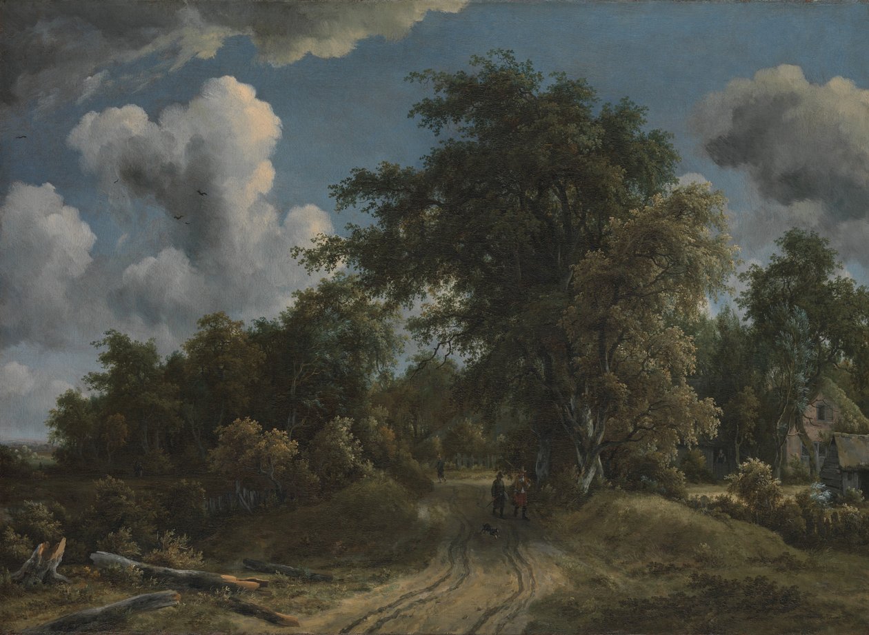 Woodland Road, n. 1670. tekijältä Meindert Hobbema