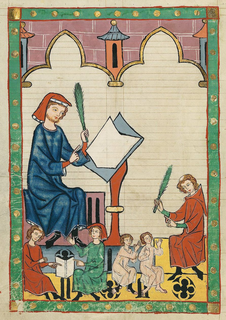 Der Schulmeister von Eßlingen tekijältä Meister des Codex Manesse