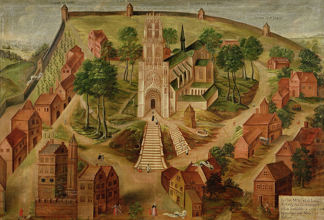 Saint-Geryn kirkko, Cambrai, Mont des Boeufs -vuorella, 1543. tekijältä Melchior Fallon