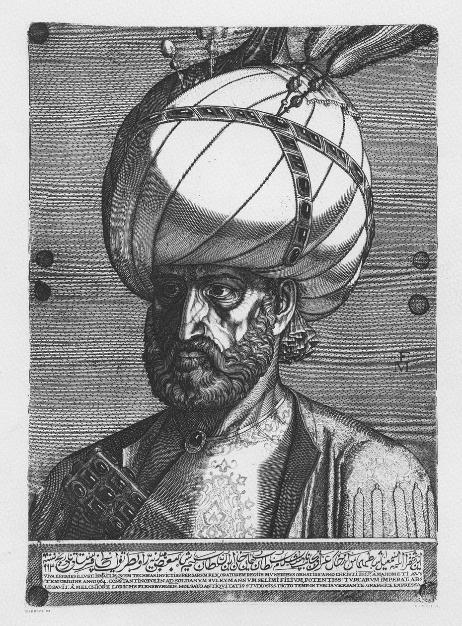 Suleiman Suuri, 1557 tekijältä Melchior Lorck