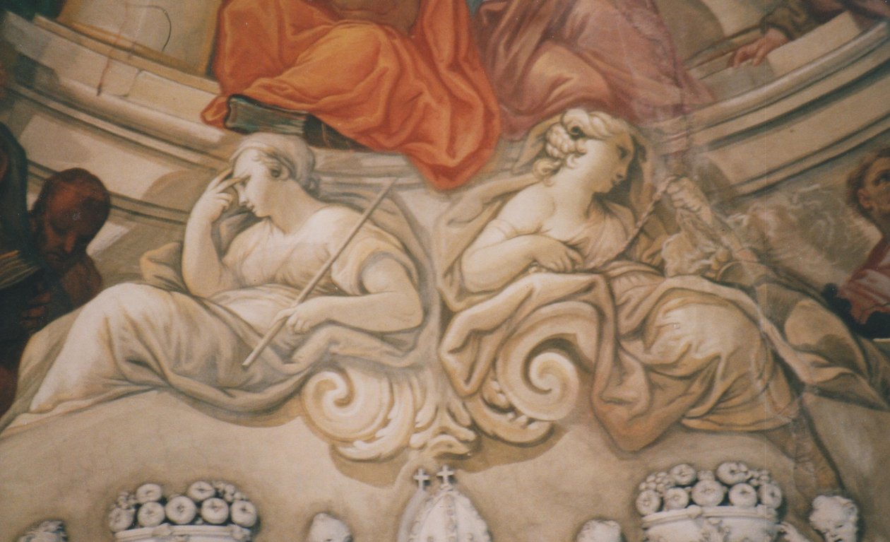 Stiftskirche Banz, Deckenfresko tekijältä Melchior Steidl