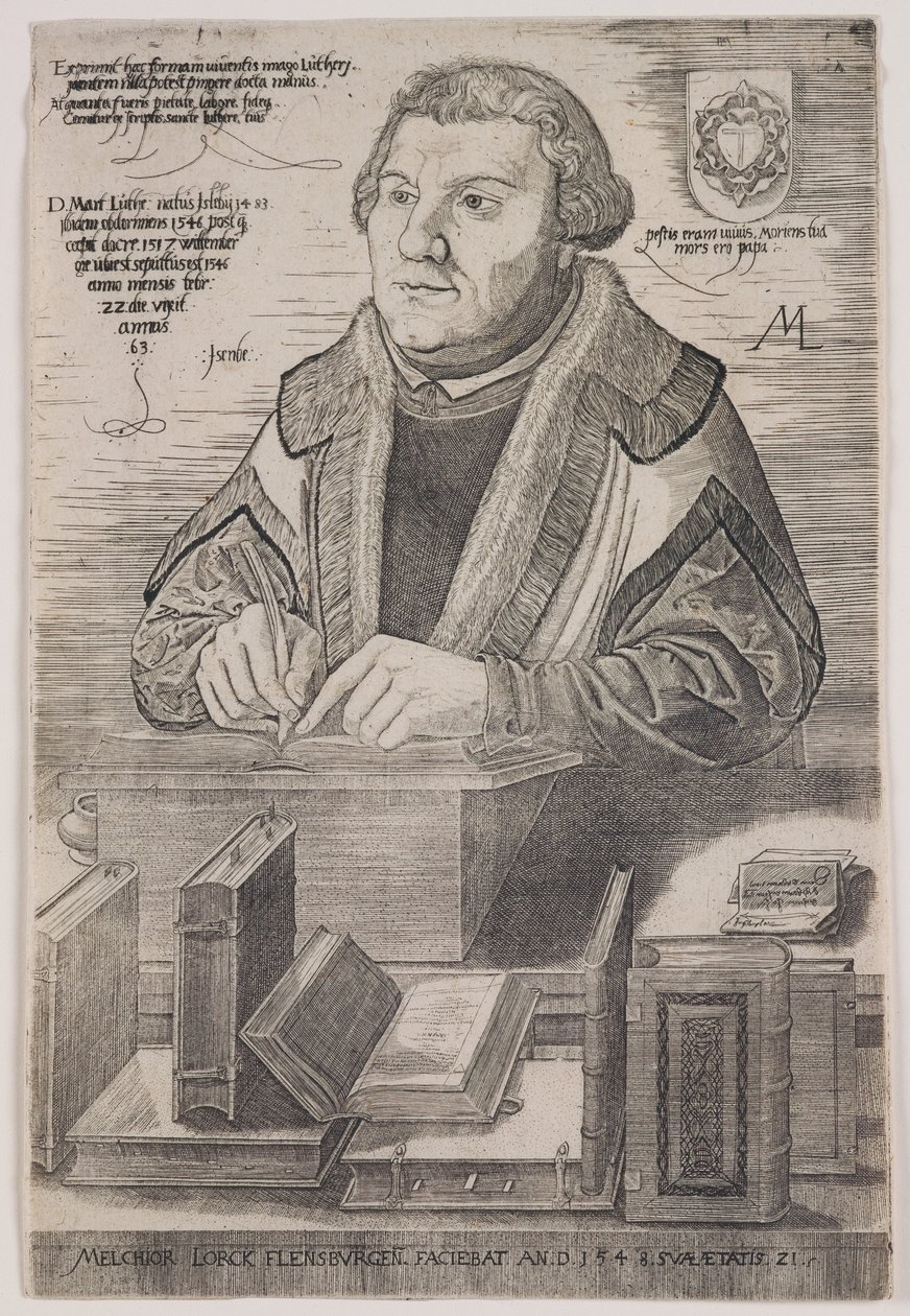 Martin Luther tekijältä Melchior Lorck