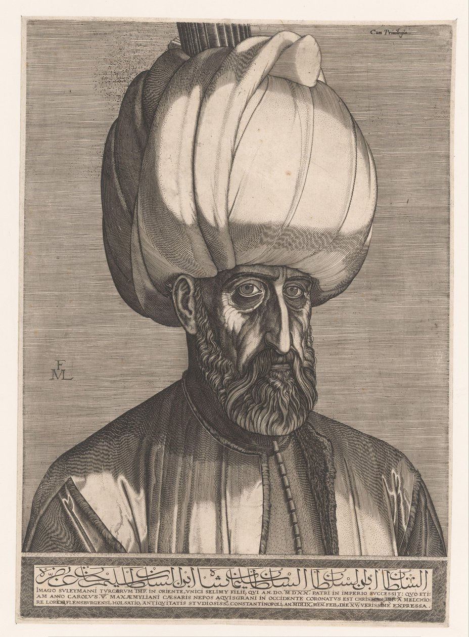 Porter van sulttaani Suleiman I tekijältä Melchior Lorck