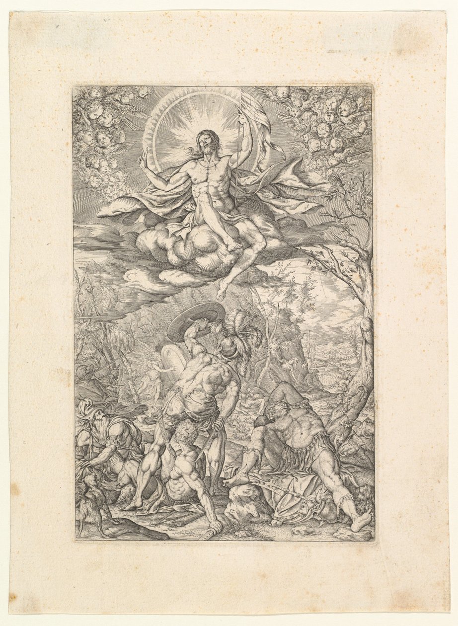 Ylösnousemus, 1577. tekijältä Melchior Meier