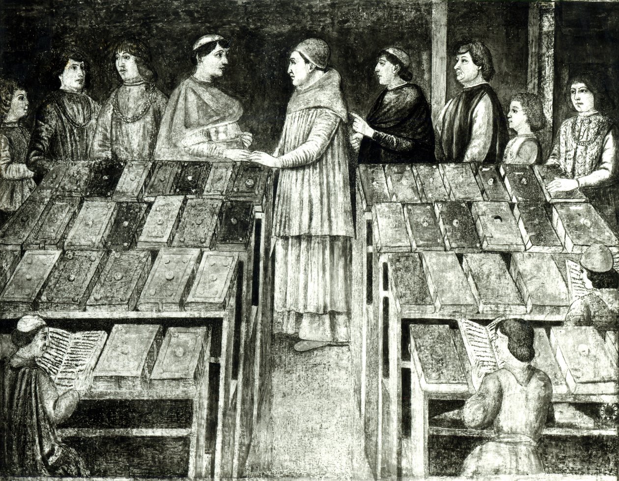 Huonekalut ja erilaiset esineet 1100- ja 1300-luvuilta tekijältä Melozzo da Forli school of Melozzo da Forli school of