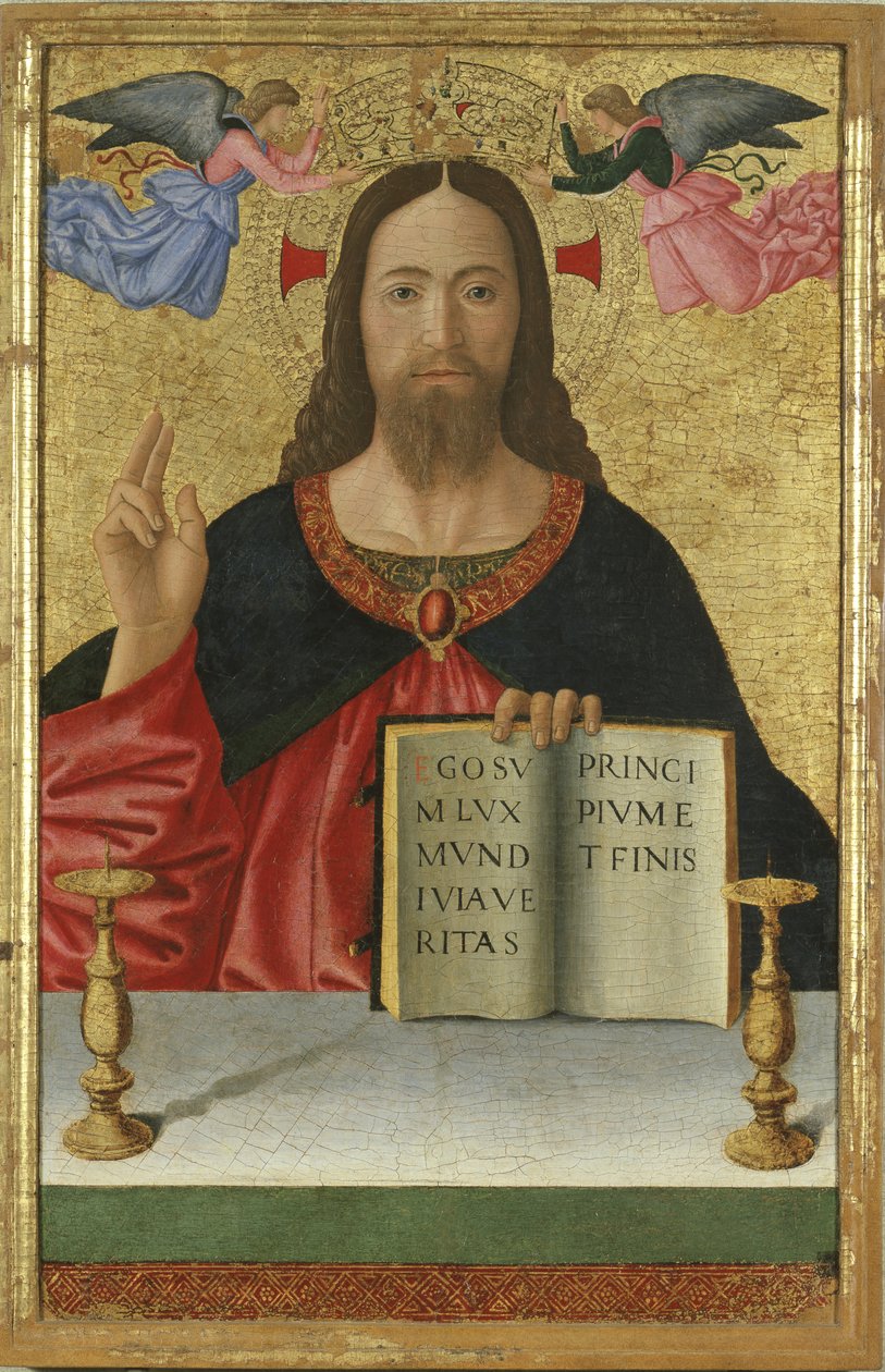 Kristuksen siunaus, 1456-69 tekijältä Melozzo da Forli
