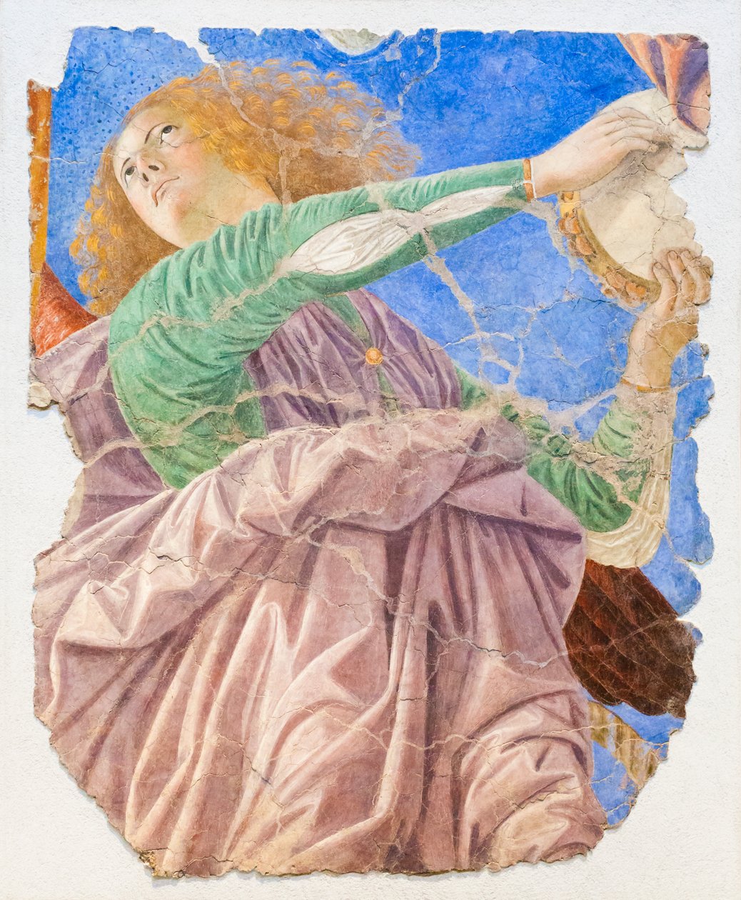 Musiikkia tekevät enkelit, n. 1480 (kunnostettu fresko) tekijältä Melozzo da Forli