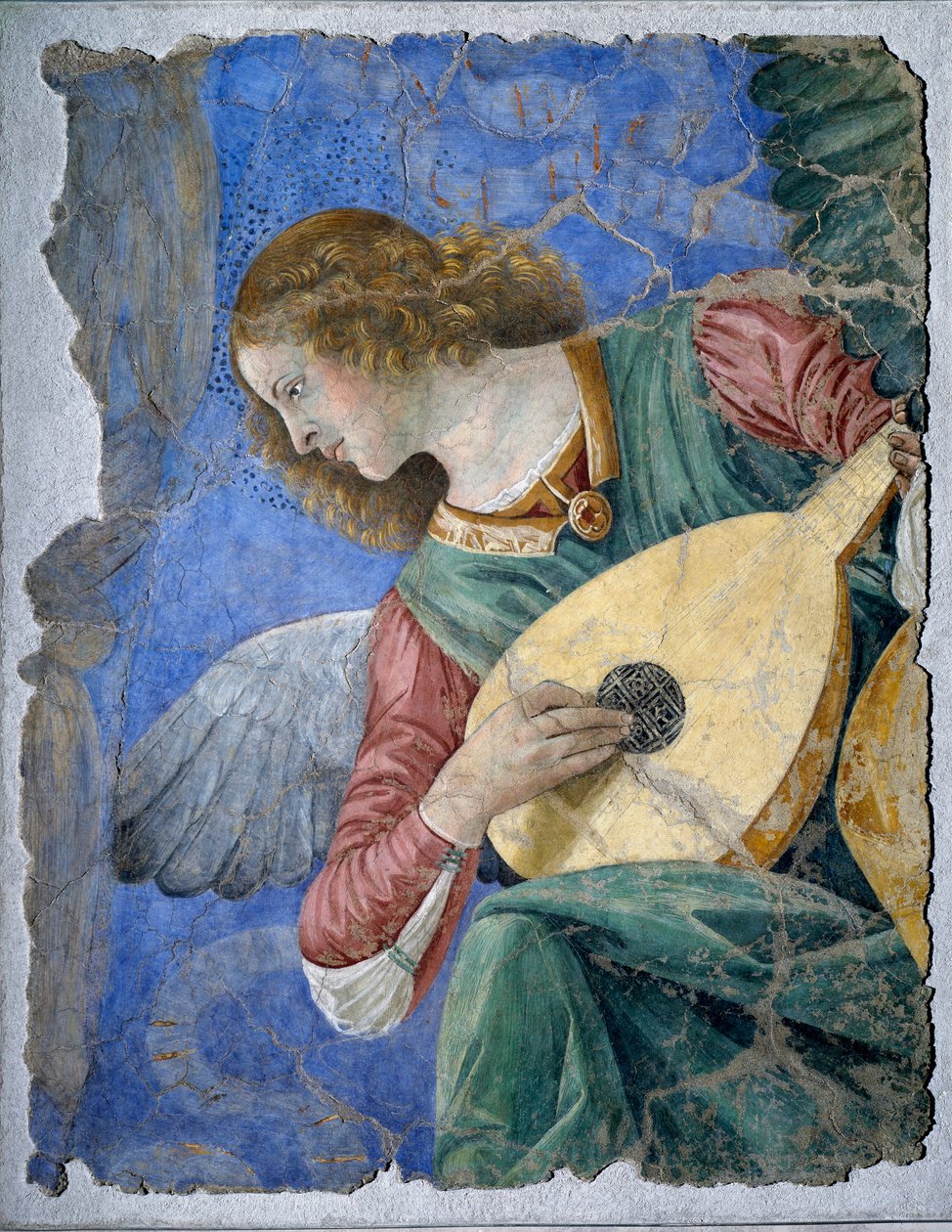 Musical Angel (Enkeli, joka soittaa luuttua) tekijältä Melozzo da Forli