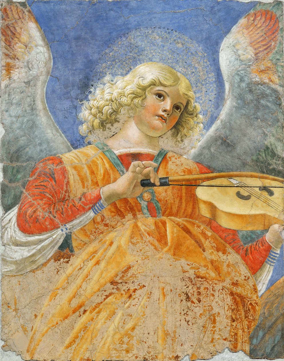 Melozzo da Forlin muusikkoenkeli, n. 1480 (fresko) tekijältä Melozzo da Forli