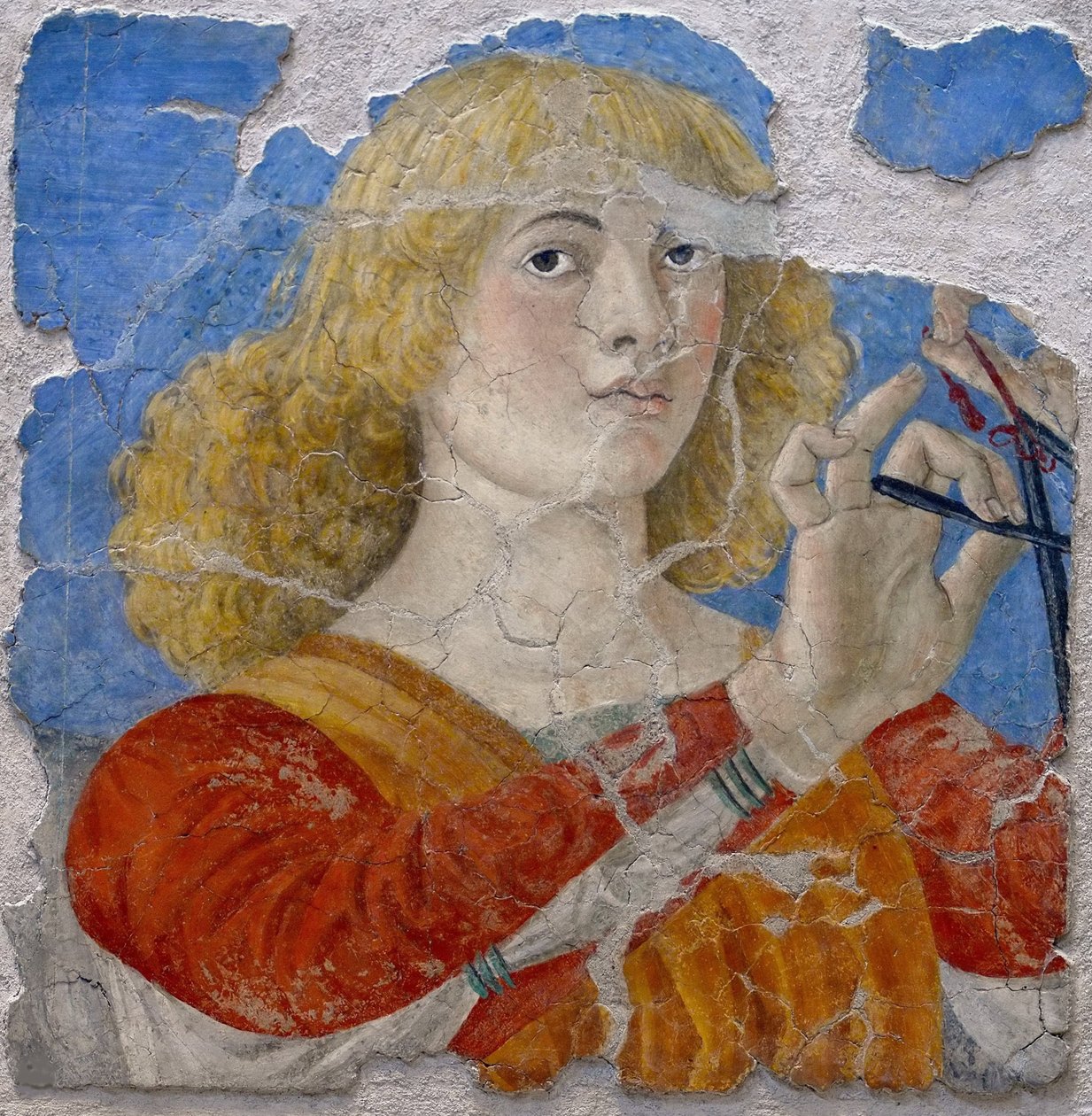 Melozzo da Forlin muusikkoenkeli, n. 1480 (fresko) tekijältä Melozzo da Forli