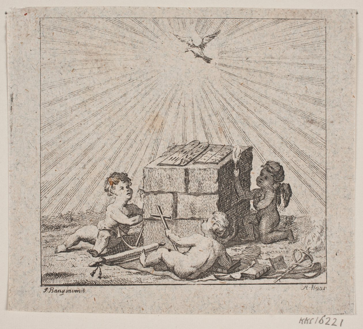 Vinjetti N. E. Ballelle "Theses Theologica" tekijältä Meno Haas