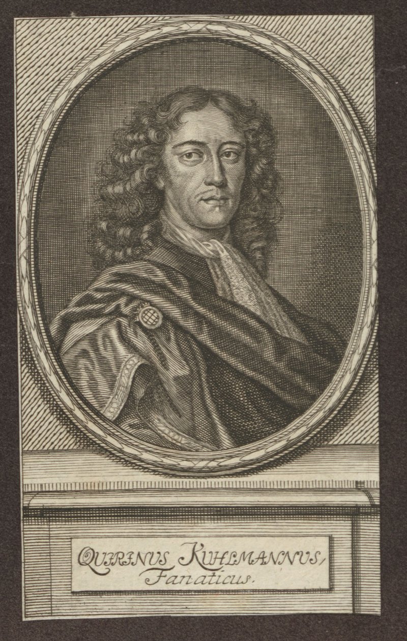 Quirinus Kuhlmann 1651-1689 tekijältä Mentzel
