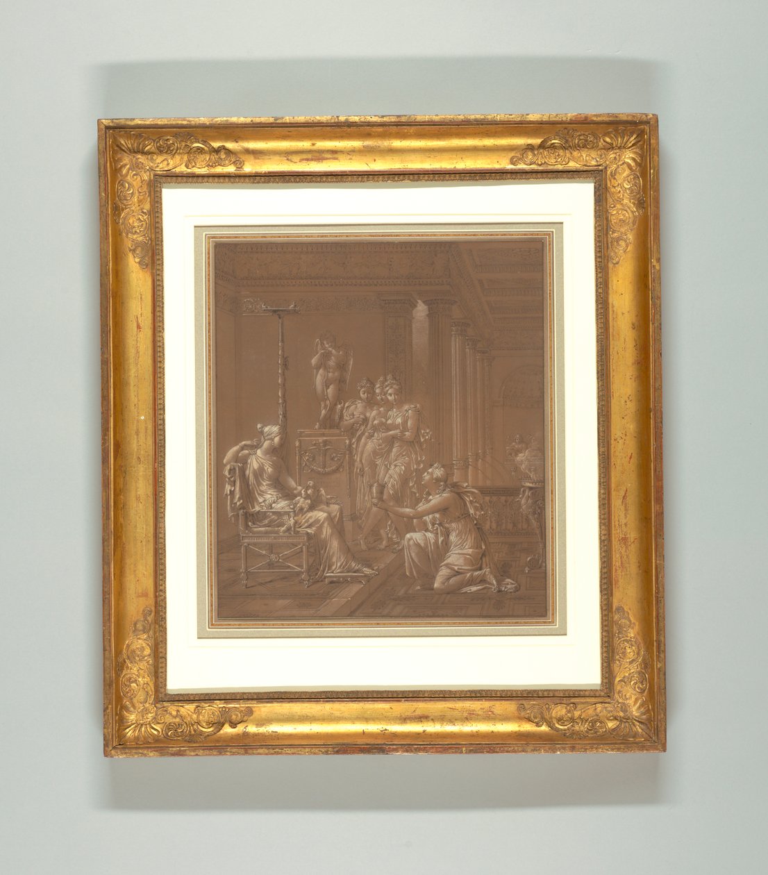 Piirtäminen, Tapettien suunnittelu tekijältä Merry Joseph Blondel