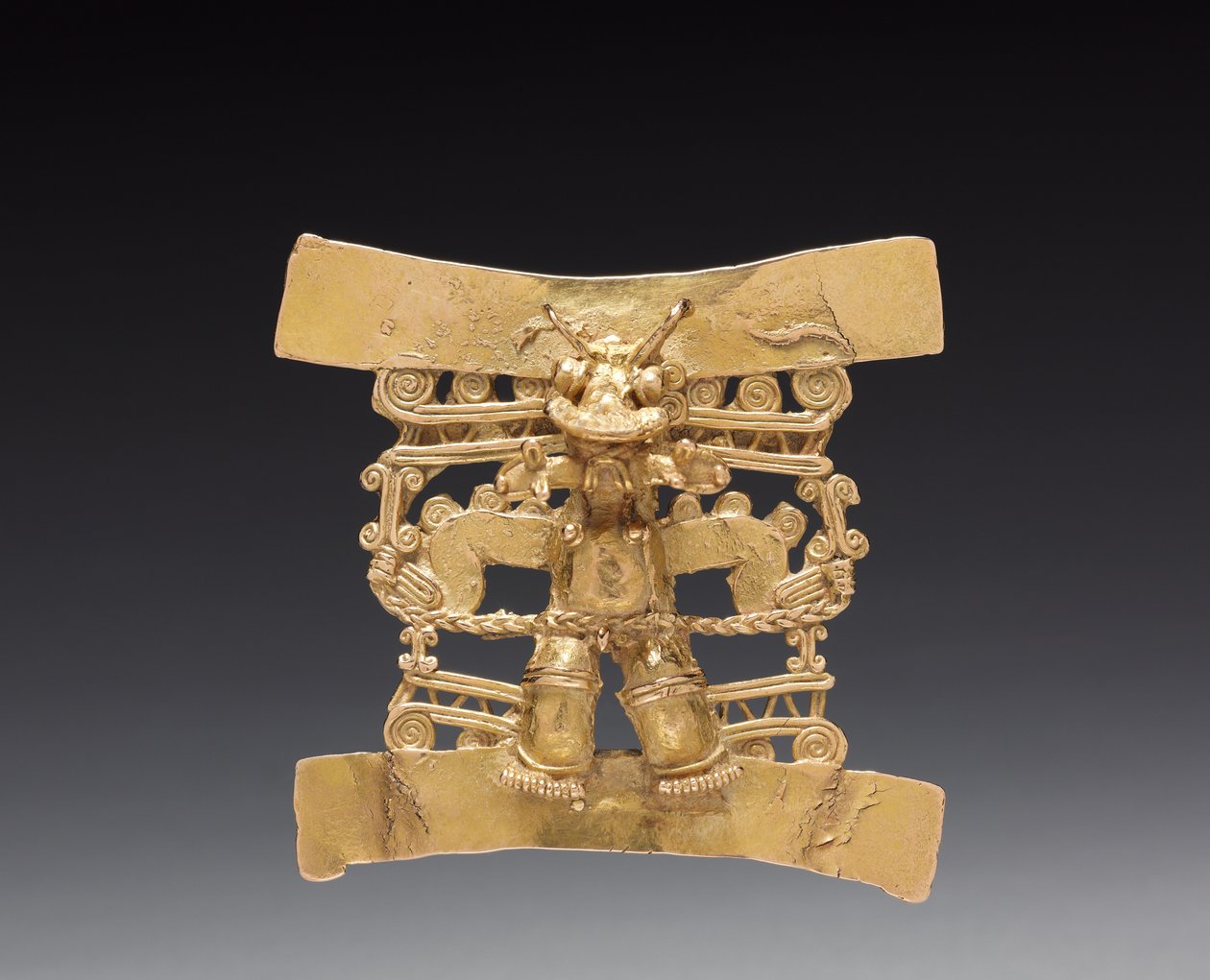 Eläinpäällinen figuuririipus, n. 1000-1550 (valettu kulta) tekijältä Mesoamerican Mesoamerican