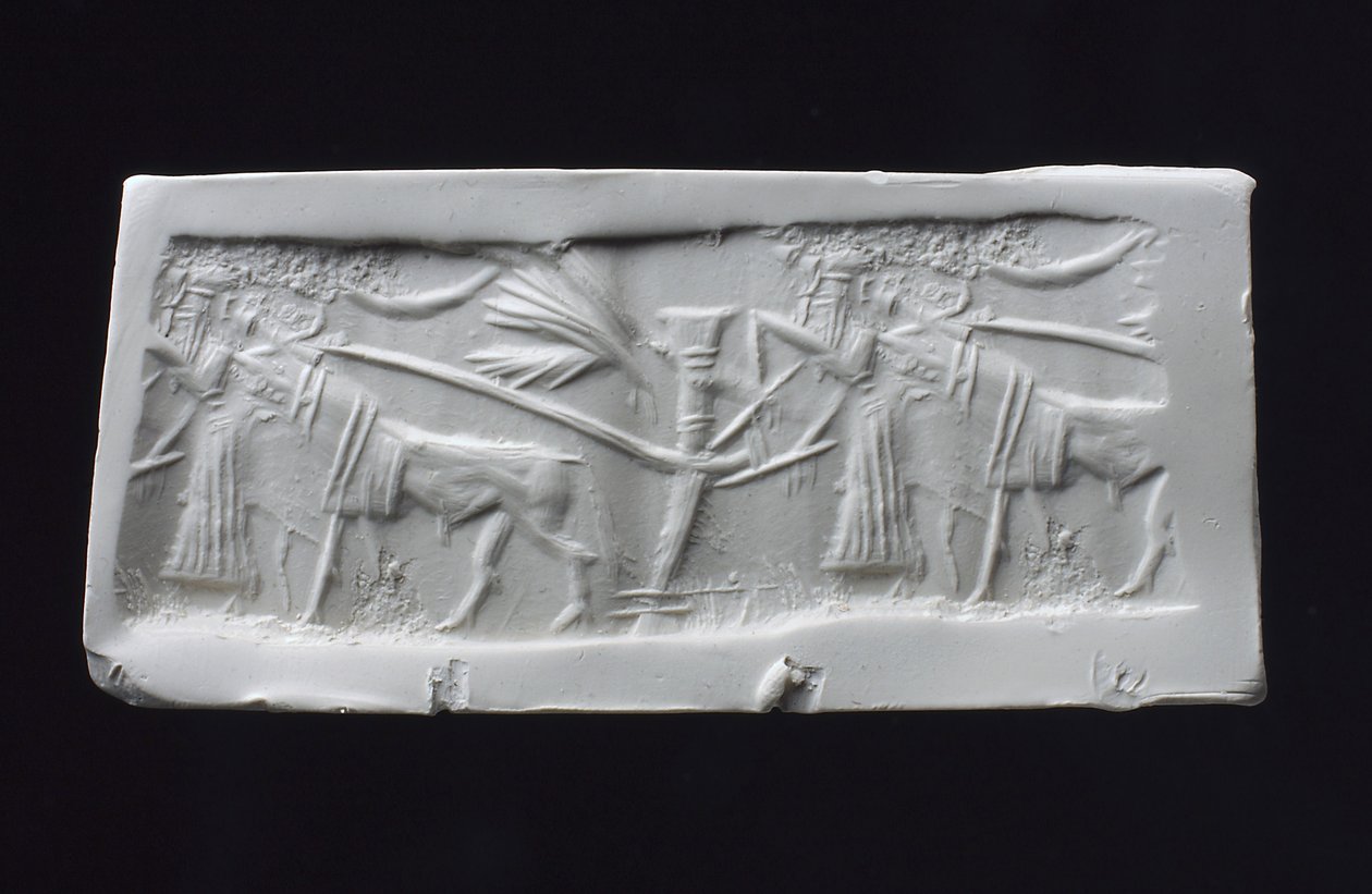 Sylinteritiiviste, Akkadilainen (kuori) tekijältä Mesopotamian