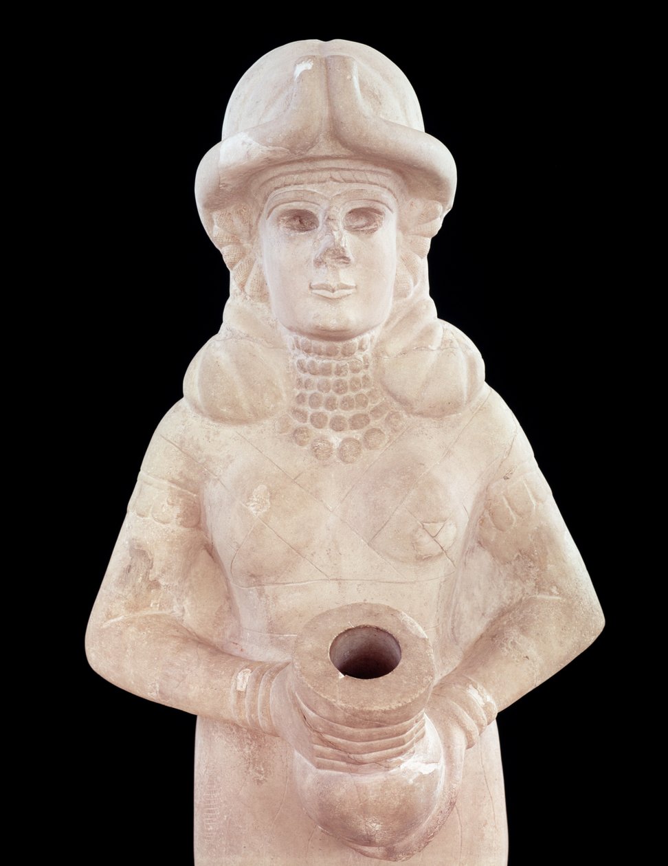 Hedelmällisyyden jumalatar, Mari, Keski-Eufrat (yksityiskohta) tekijältä Mesopotamian