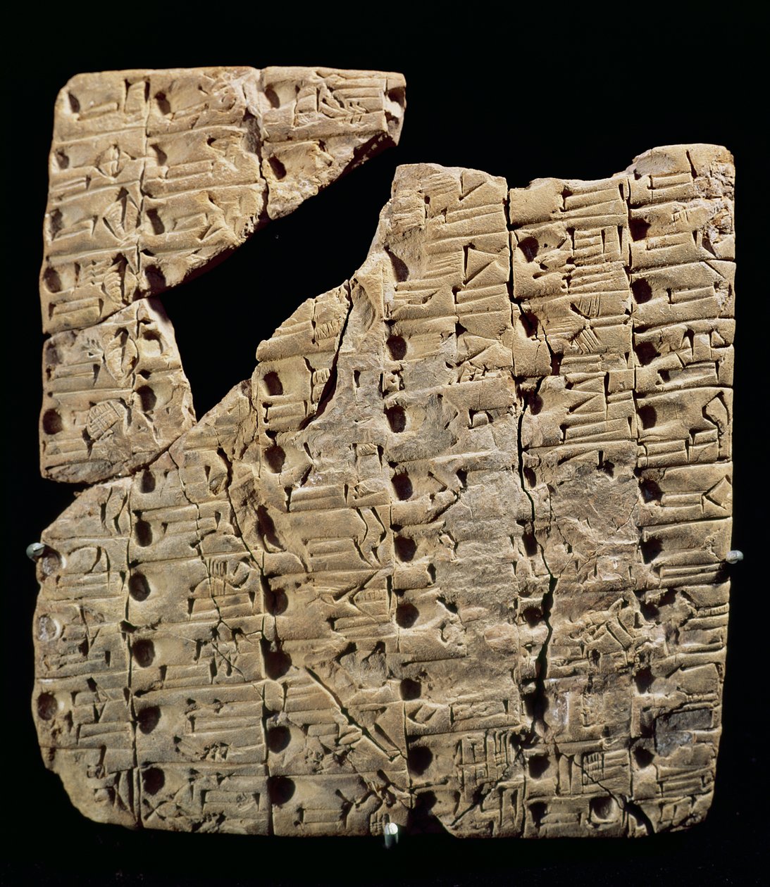 Tabletti nuolenpääkirjoituksella, Urukista, noin 3200 eaa tekijältä Mesopotamian