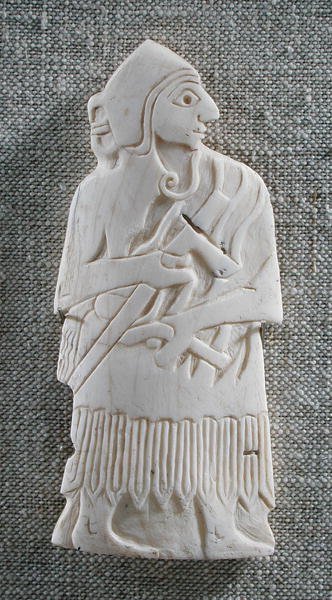 Soturipäällikkö, Mari; c. 2500 eKr. (kuori) (katso myös 326736) tekijältä Mesopotamian