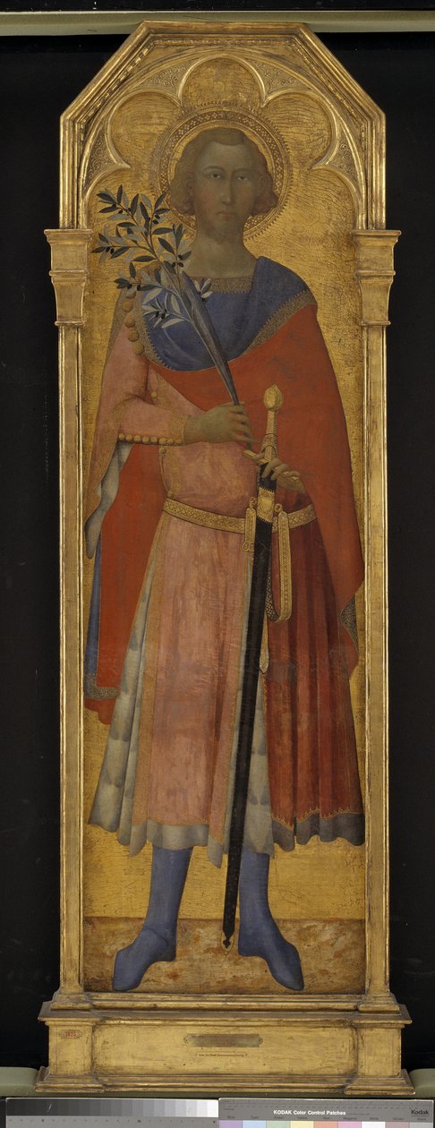 Sant Víctor de Sienafinnish tekijältä Mesteren for Palazzo Venezia Madonna