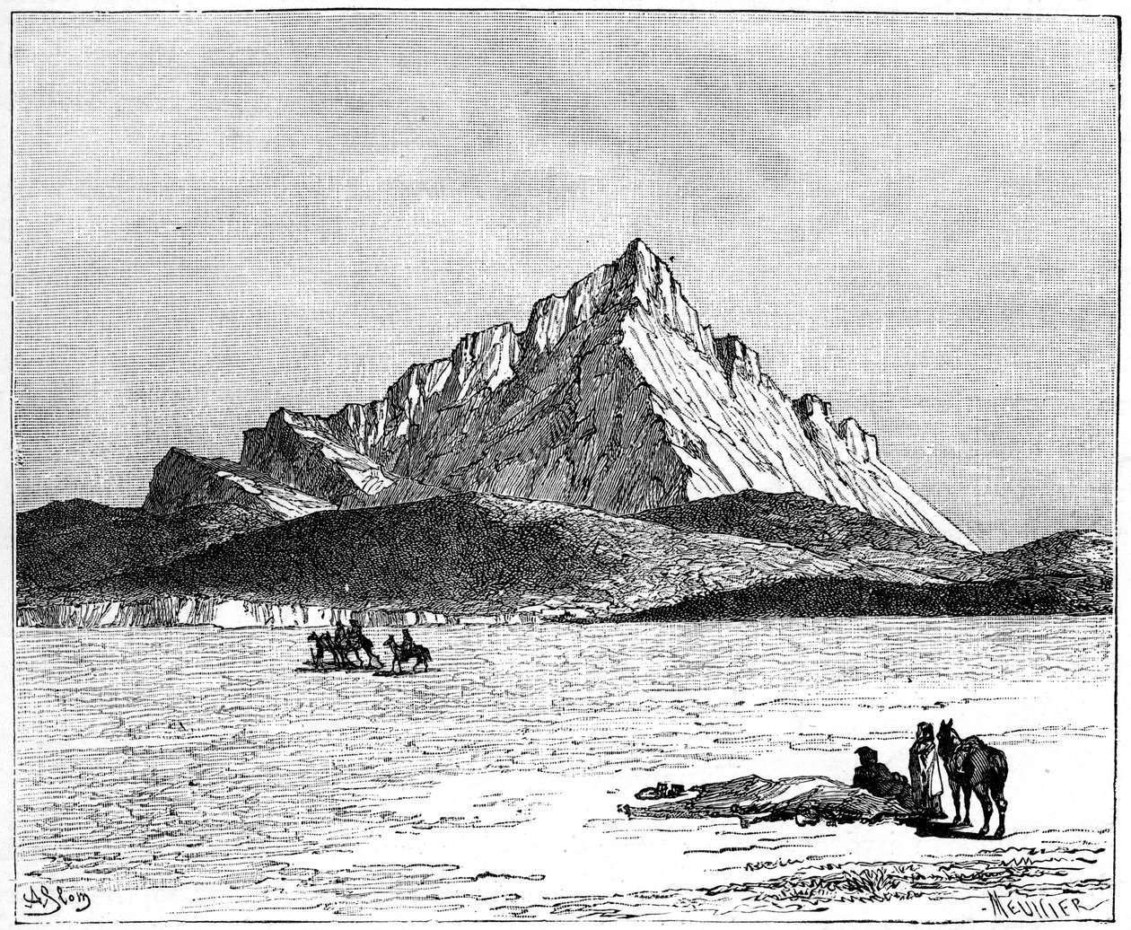 Jebel Zaghwan, 1890 tekijältä Meunier