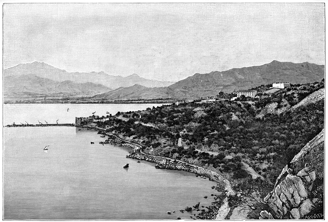 Näkymä Stora Baylle, c1890 tekijältä Meunier