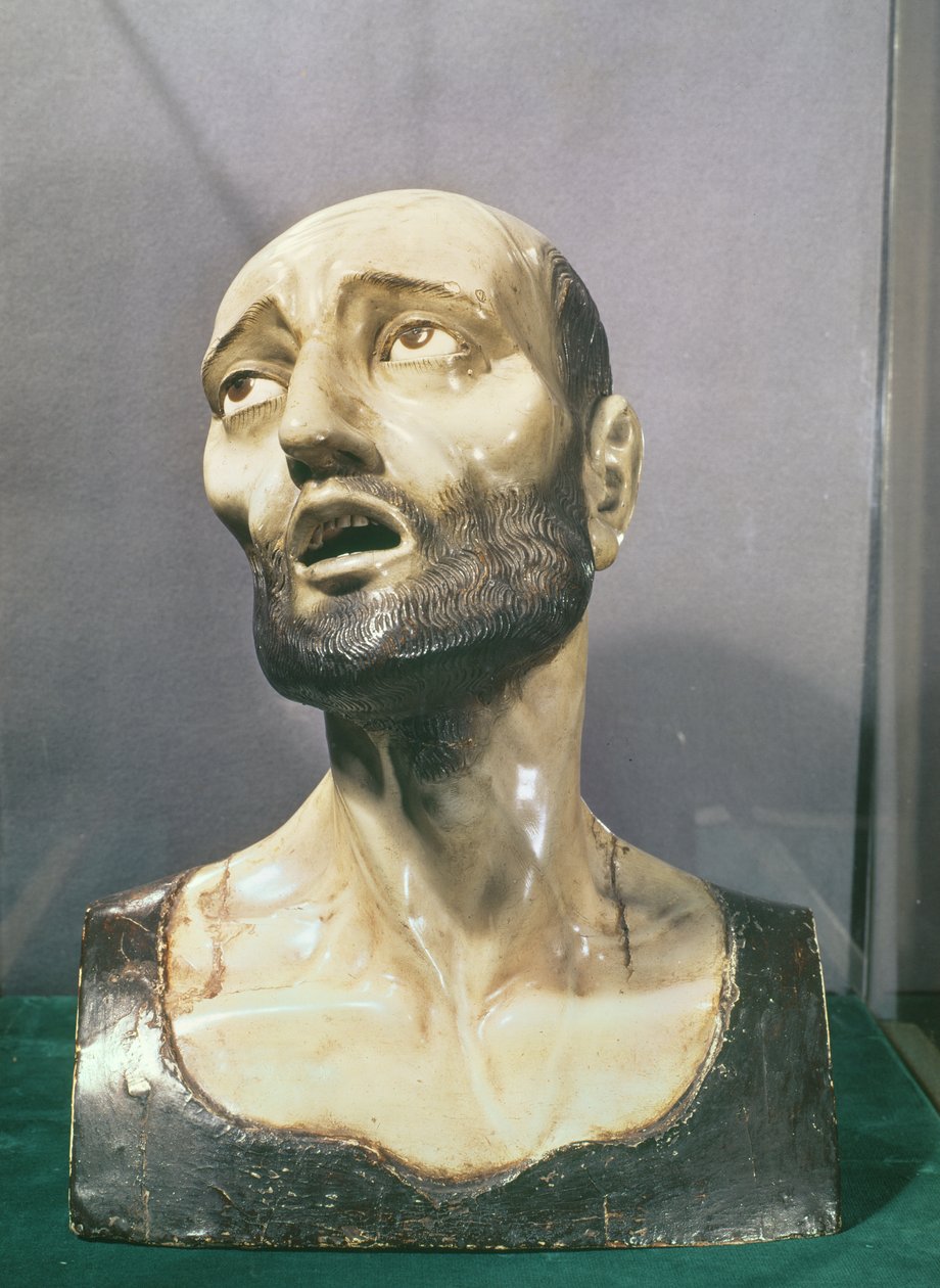 St. Diego of Alcala (1463-1588) (maalattu puu) tekijältä Mexican School