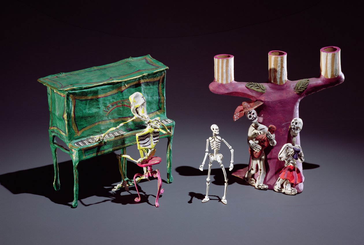 Day of the Dead esiintyy muusikoina (papier mache) (katso lisätietoja numerosta 229288) tekijältä Mexican School