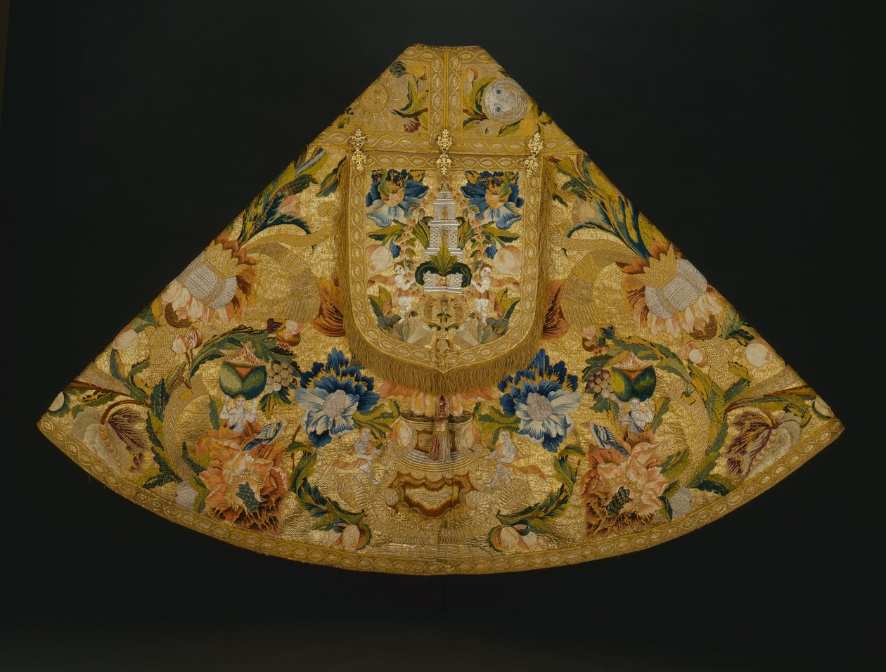 Ecclesiastical Cope, n. 1730 (tekstiili) tekijältä Mexican School