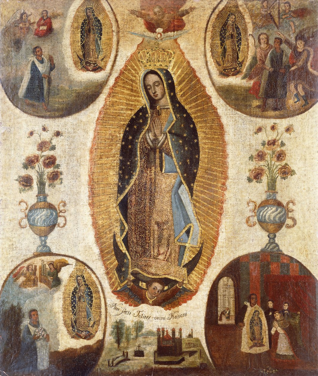 Our Lady of Guadalupe; Guadalupen Neitsyt Maria tekijältä Mexican School