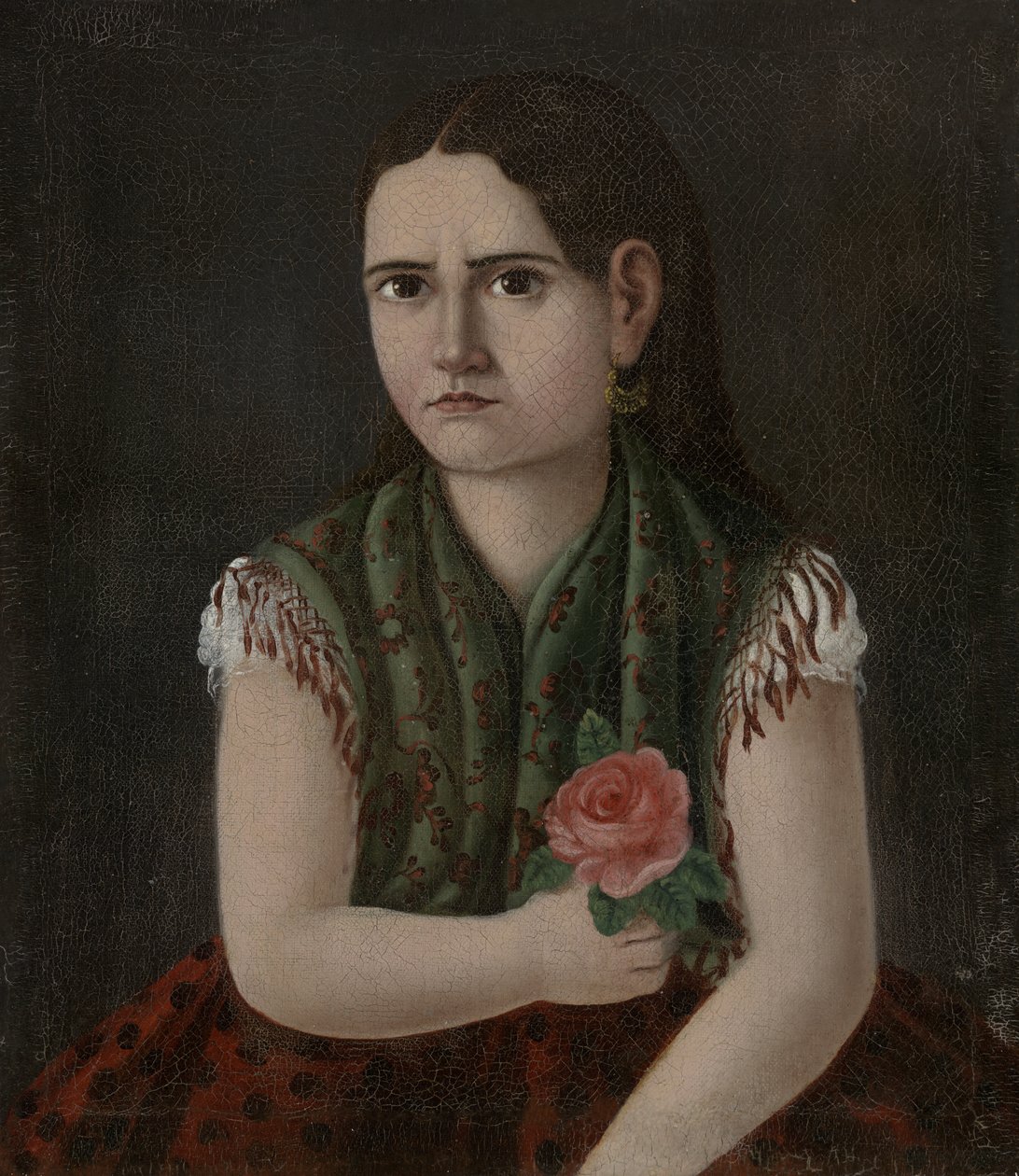 Naisen muotokuva, n. 1880 tekijältä Mexican School