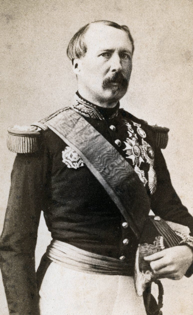 Mac Mahonin (tai Mac-Mahonin) muotokuva Marechal Patricesta (1808-1893) Valokuva: Mayer ja Pierson tekijältä Meyer and Pierson