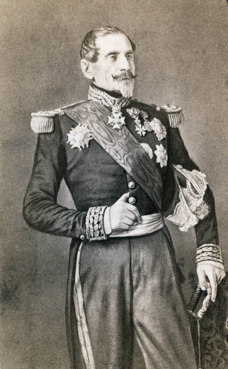 Marsalkka Armand Jacques Leroy de Saint-Arnaudin muotokuva (Saint Arnaud tekijältä Meyer and Pierson