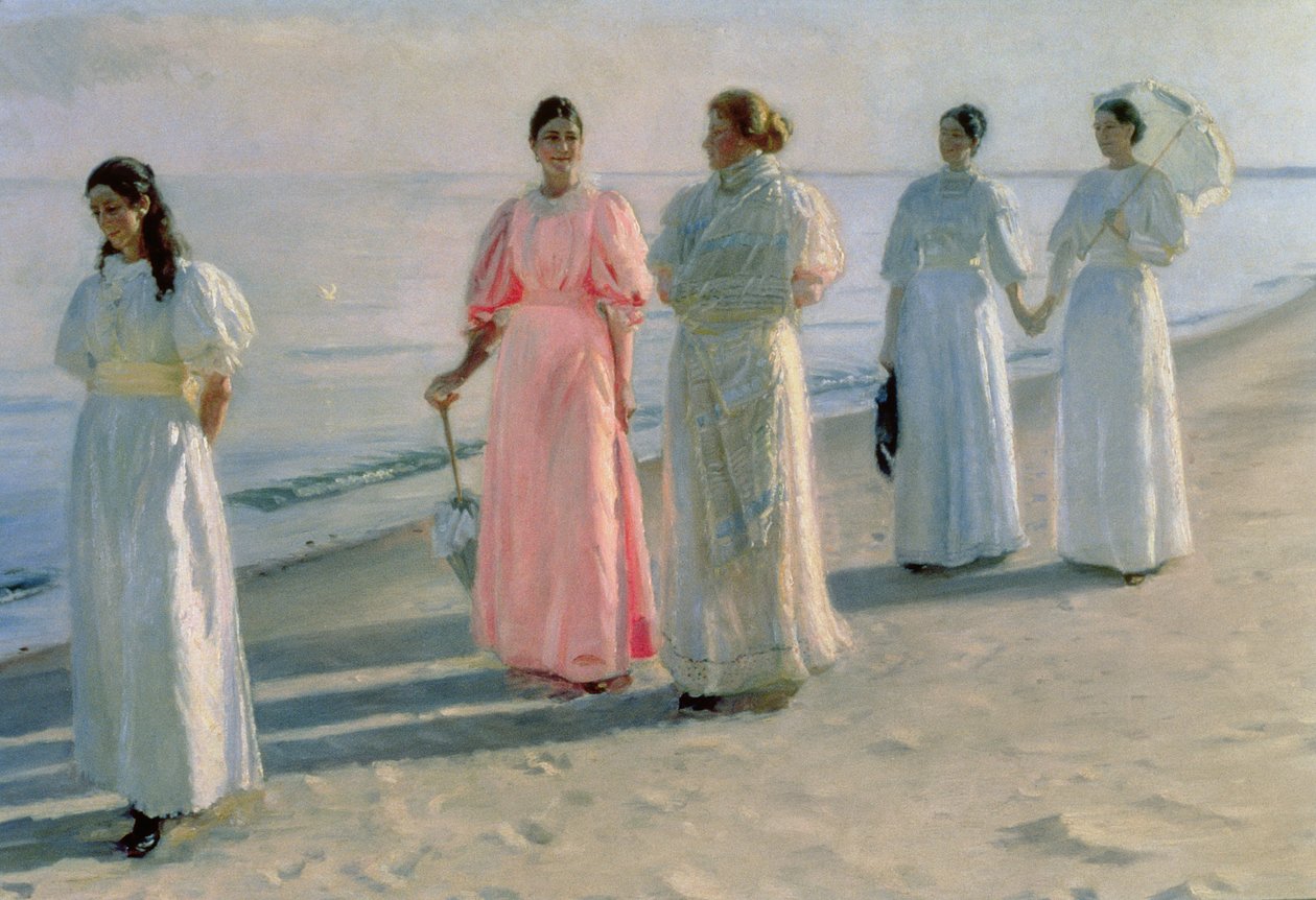 Promenade rannalla tekijältä Michael Peter Ancher