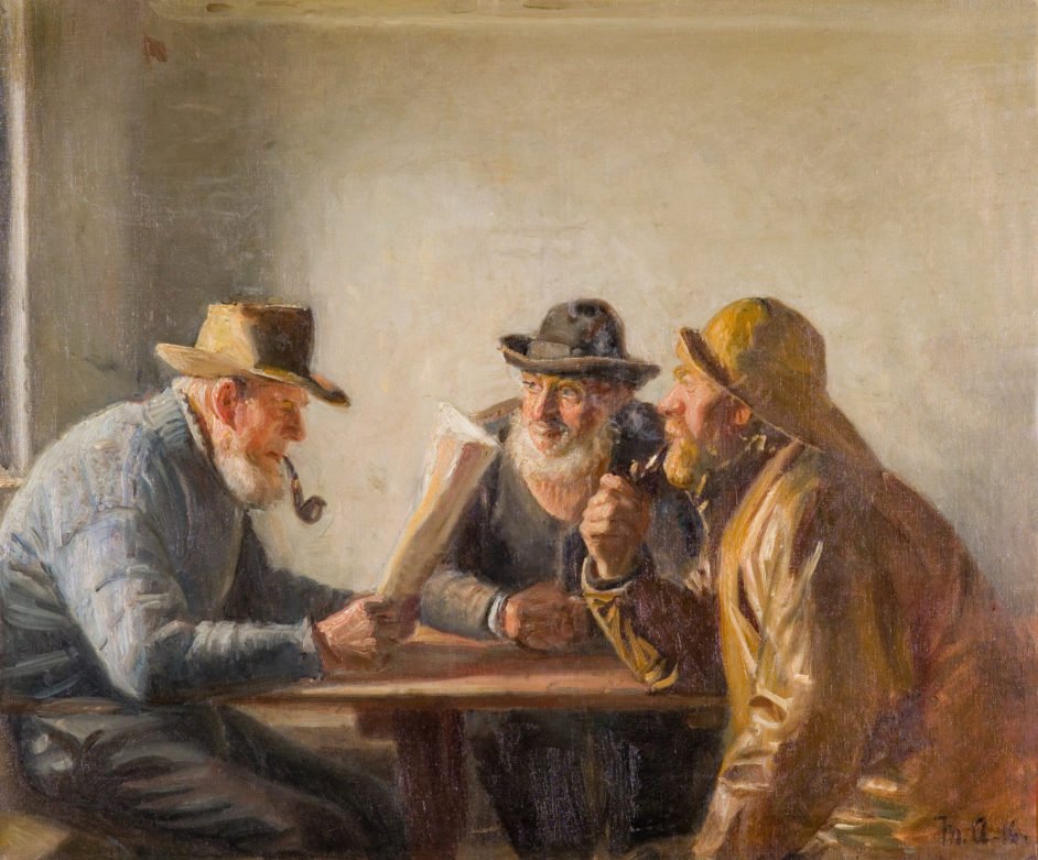 Fiskere ja krostuen tekijältä Michael Peter Ancher