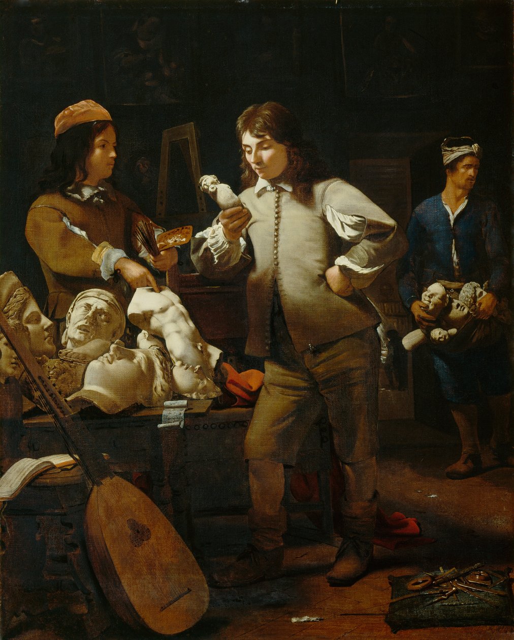 Studiossa, 1652 tekijältä Michael Sweerts