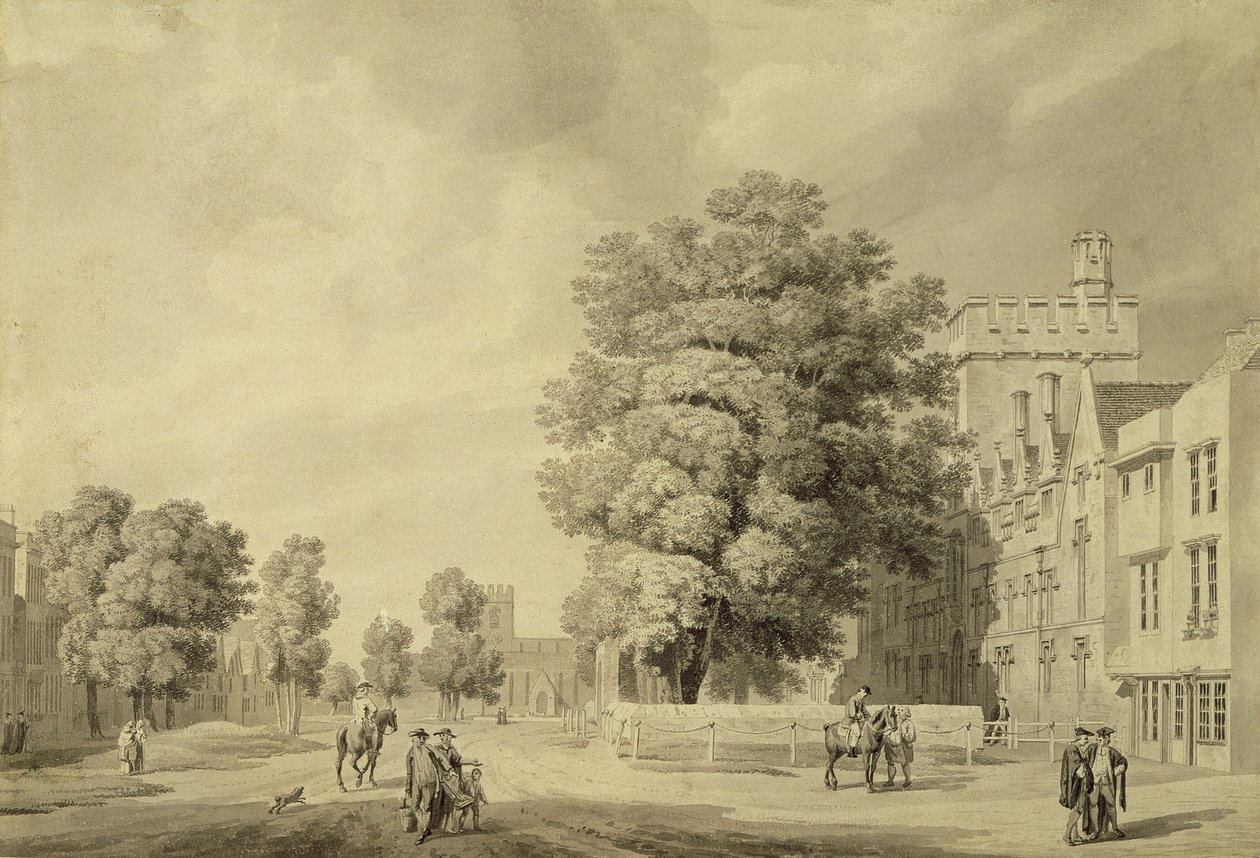 St Johns College, Oxford (kynä ja muste ja pesu) tekijältä Michael Rooker