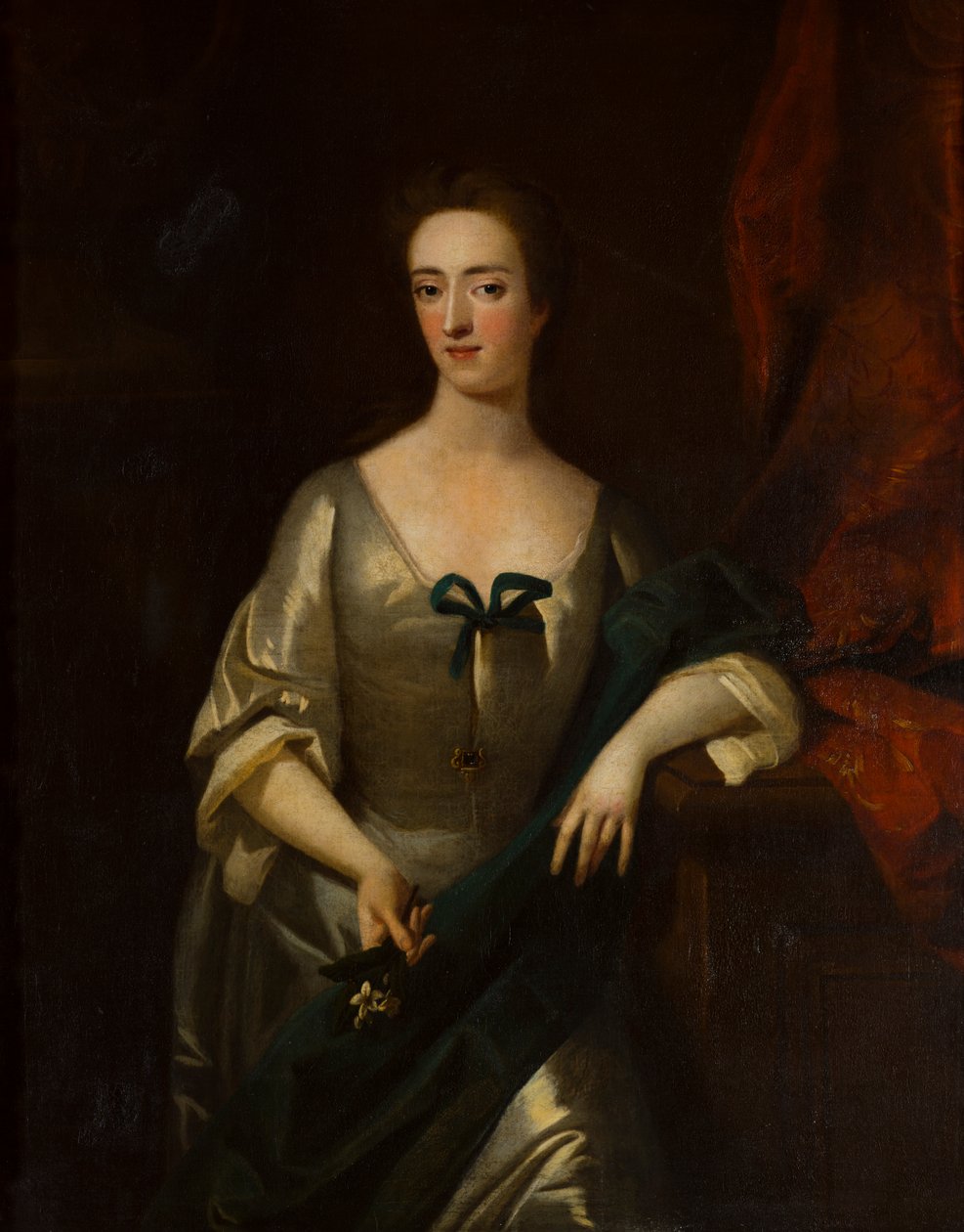 Charlotte Lady Myddeltonin (1679-1731) muotokuva, n. 1699-1731 (öljy kankaalle) tekijältä Michael (circle of) Dahl