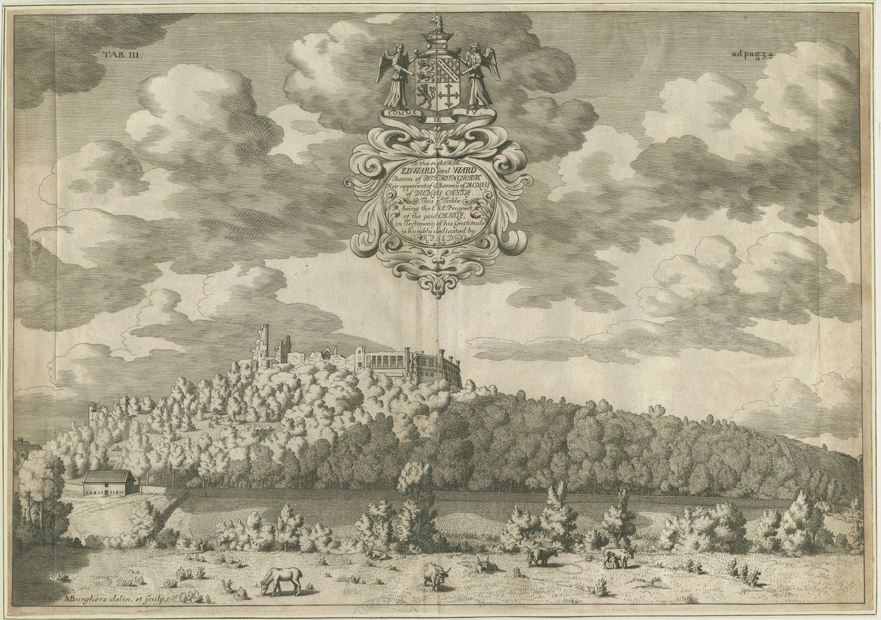 Dudleyn linna: kuparilevykaiverrus, nd [1653-1686] tekijältä Michael Burghers